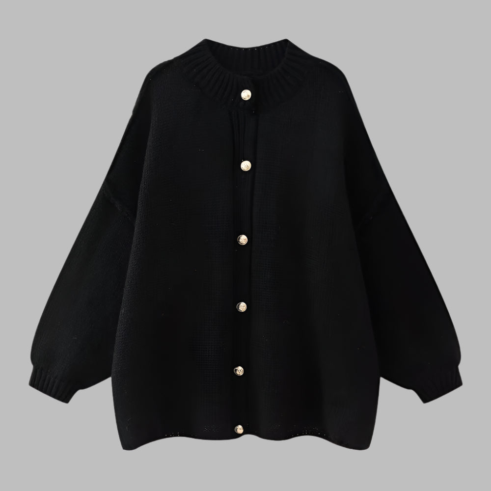 Gilet Gani – Intemporel à manches longues Boutonné