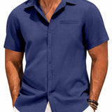 Vahur | Chemise homme courte Manche T
