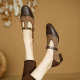 Chloé | Chaussures classiques en cuir vintage à boucle