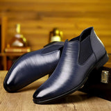 Simon | Bottes chic en cuir Cheville
