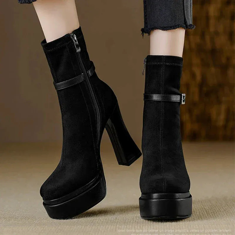 Yanete | Bottes élégantes à plateforme pour un confort incomparable à chaque pas