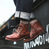 Fanum | Bottes homme vintage BOUT ROND