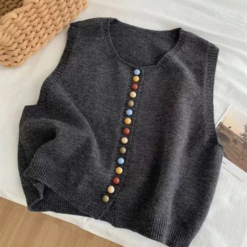 Maribele | Pull coloré boutonné