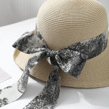 Doriana | Chapeau Brimmed à imprimé avec protection solaire