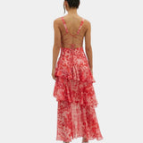 Isa | Robe chic fleuri maxi