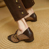 Chloé | Chaussures classiques en cuir vintage à boucle