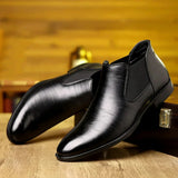 Simon | Bottes chic en cuir Cheville