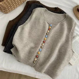 Maribele | Pull coloré boutonné