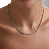 Valérie | Collier Rétro turquoise pierre précieuse