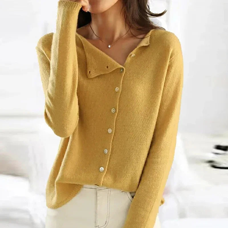 Kyra | Gilet chic Boutonné en maille