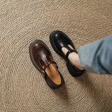 Chaussures Mary Jane élégantes en cuir