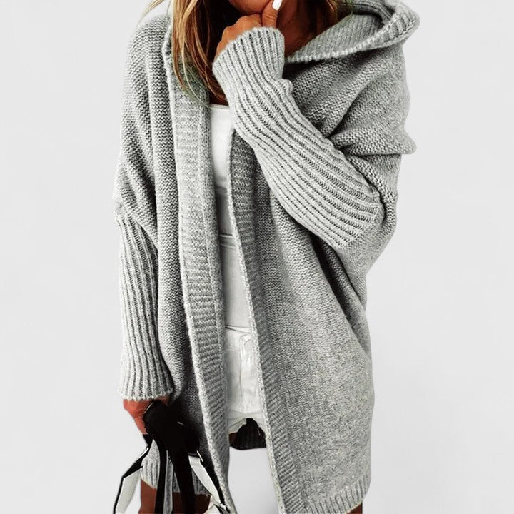 Davynne | Gilet Douillet long À capuche