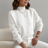 Pull chic à col roulé