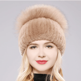 Giovanna | Chapeau Luxueux Fourrure de renard