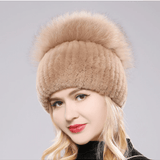 Giovanna | Chapeau Luxueux Fourrure de renard