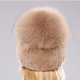 Giovanna | Chapeau Luxueux Fourrure de renard