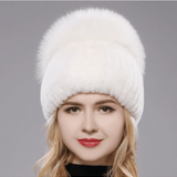 Giovanna | Chapeau Luxueux Fourrure de renard