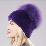 Giovanna | Chapeau Luxueux Fourrure de renard