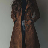 Sienna | Trench chic en suédine Manteau