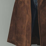 Sienna | Trench chic en suédine Manteau