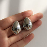 Triin | Boucles d’oreilles scintillant métallisé pendante