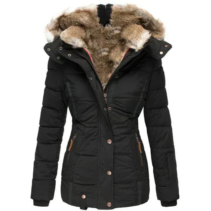 Sofia | Manteau Doublé de fourrure Hiver
