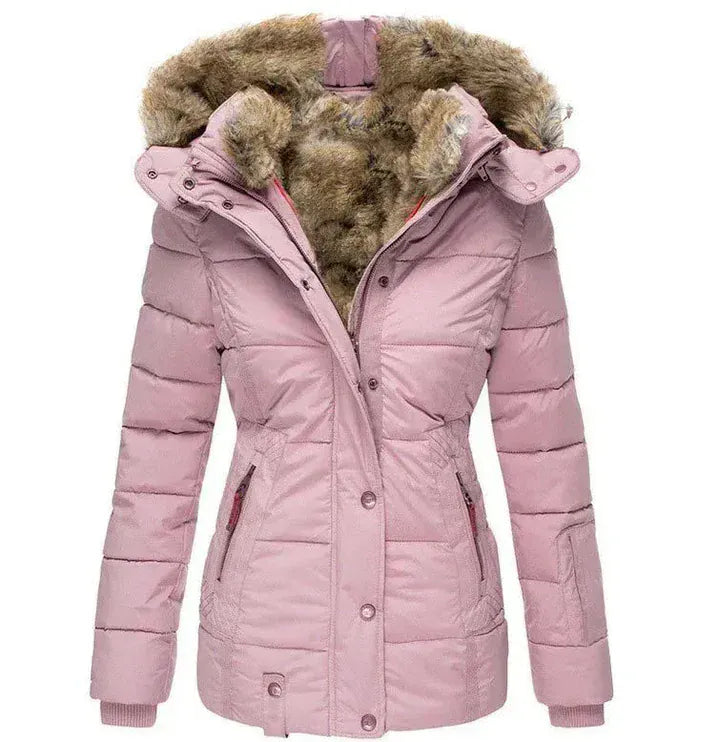 Sofia | Manteau Doublé de fourrure Hiver