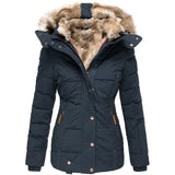 Sofia | Manteau Doublé de fourrure Hiver