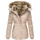 Sofia | Manteau Doublé de fourrure Hiver