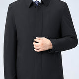 Veste réversible à col montant et fermeture éclair