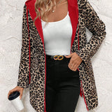 Veste Amalia – Dual-Sided à imprimé léopard