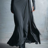 Renee | Robe longue élégante au drapé raffiné