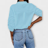 Jessica | Blouse Contemporain avec Col épuré