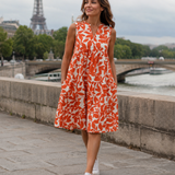 Elissande | Robe Sans à manches élégante