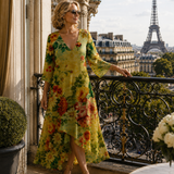 Célinie | Robe légère et fluide fleuri
