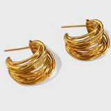 Kadri | Boucles d’oreilles en forme de C