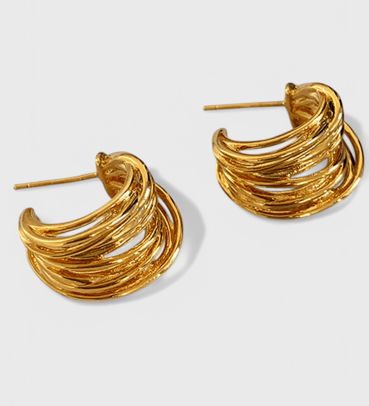Kadri | Boucles d’oreilles en forme de C