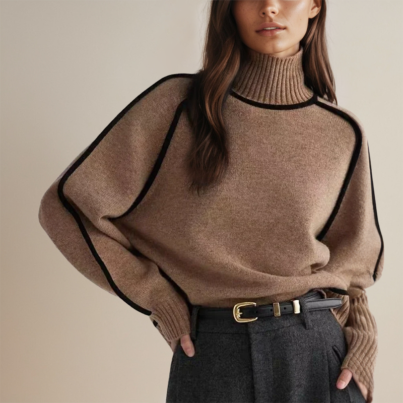 Emilie | Pull Douillet à col roulé