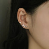 Éclore | Boucles d’oreilles classiques fleuri