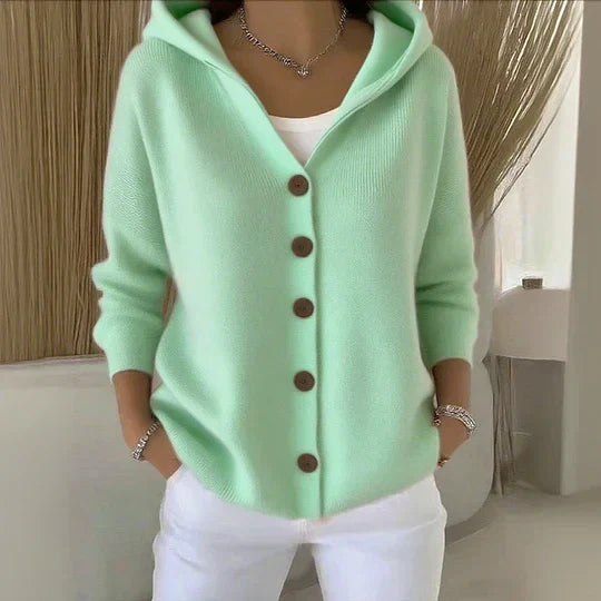 Fleur | Gilet Douillet À capuche