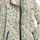 Rosalind | Veste matelassée à motif fleuri patchwork