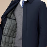 Veste réversible à col montant et fermeture éclair