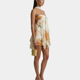 Lucienne | Robe mini- fleurie femme