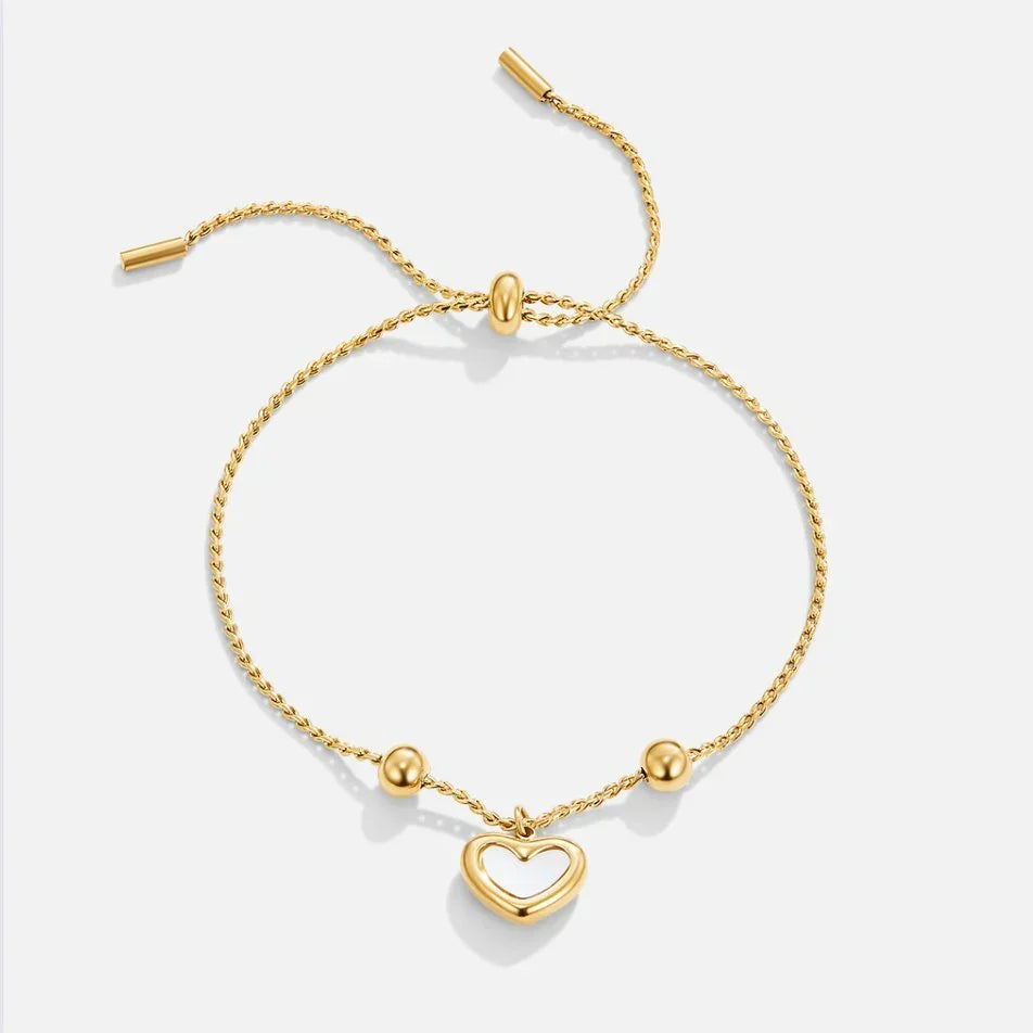 Ophélie | Bracelet cœur intemporel