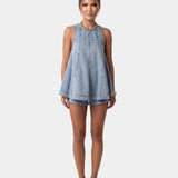 Erell | Ensemble en denim avec top et short