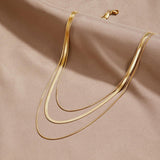 Esmée | Collier superposé doré
