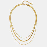 Esmée | Collier superposé doré