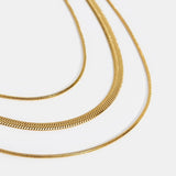 Esmée | Collier superposé doré