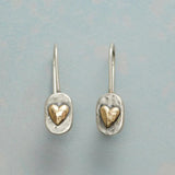 Brigitte | Boucles d’oreilles élégantes argent et doré