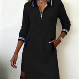 Sophie | Robe chic longue en coton